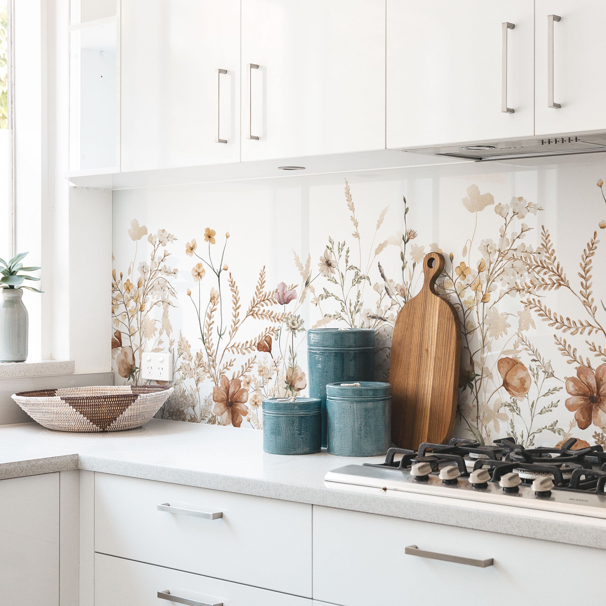 glass splashback wallpaper