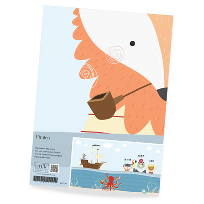 Muster Kindertapete Piraten