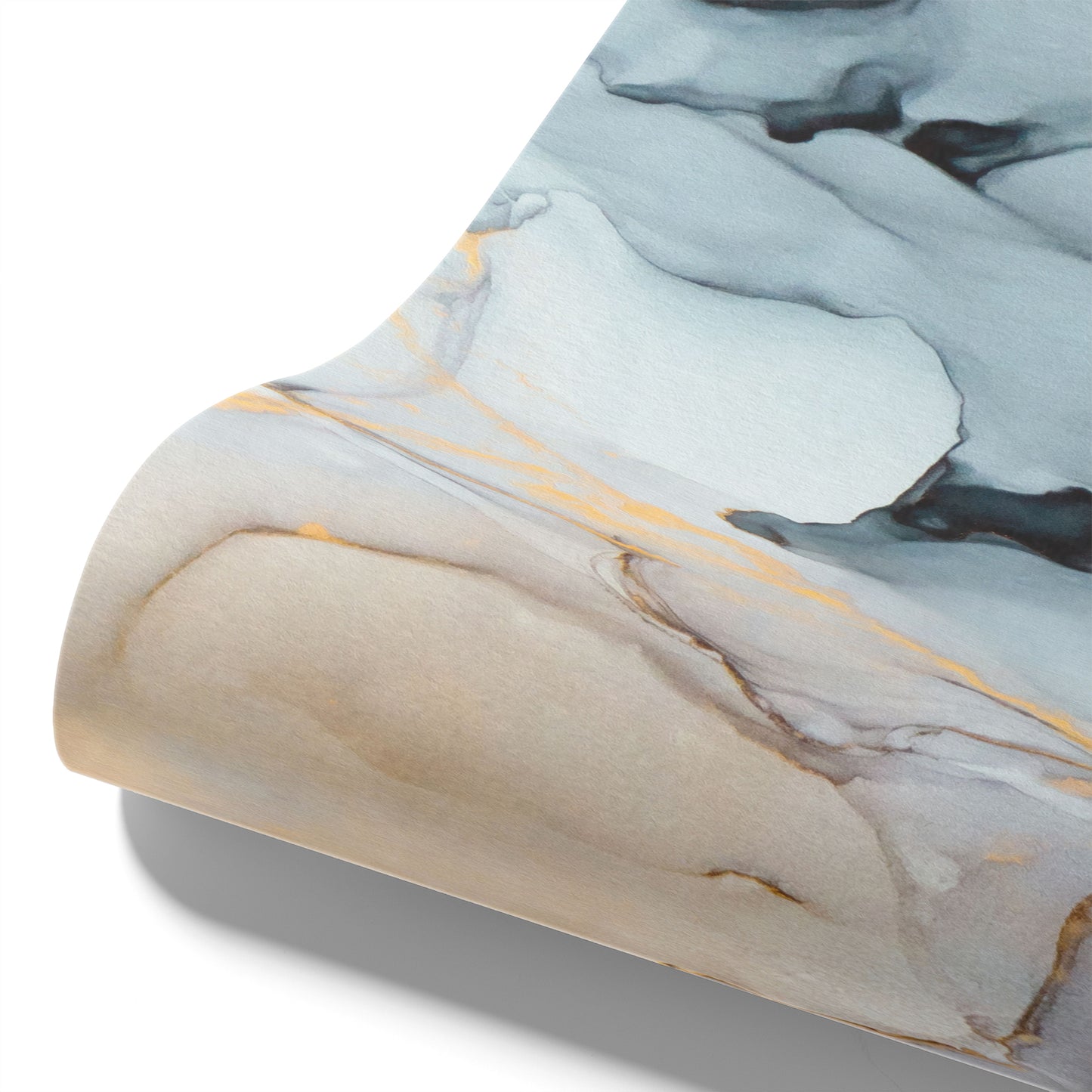 Photo wallpaper painting watercolor grey-blue