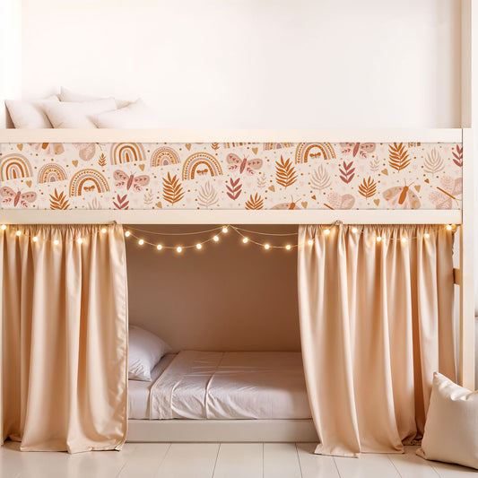 Bettaufkleber Set für IKEA Kura - Boho Muster