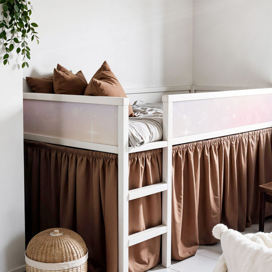 Bettaufkleber Set für IKEA Kura - Pastell Himmel