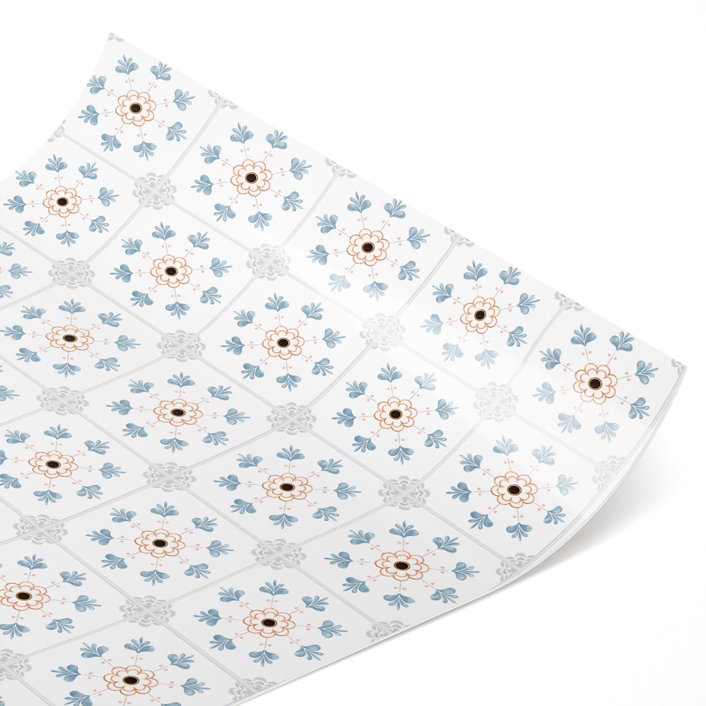 Feuille de cuisine Bleu Vintage