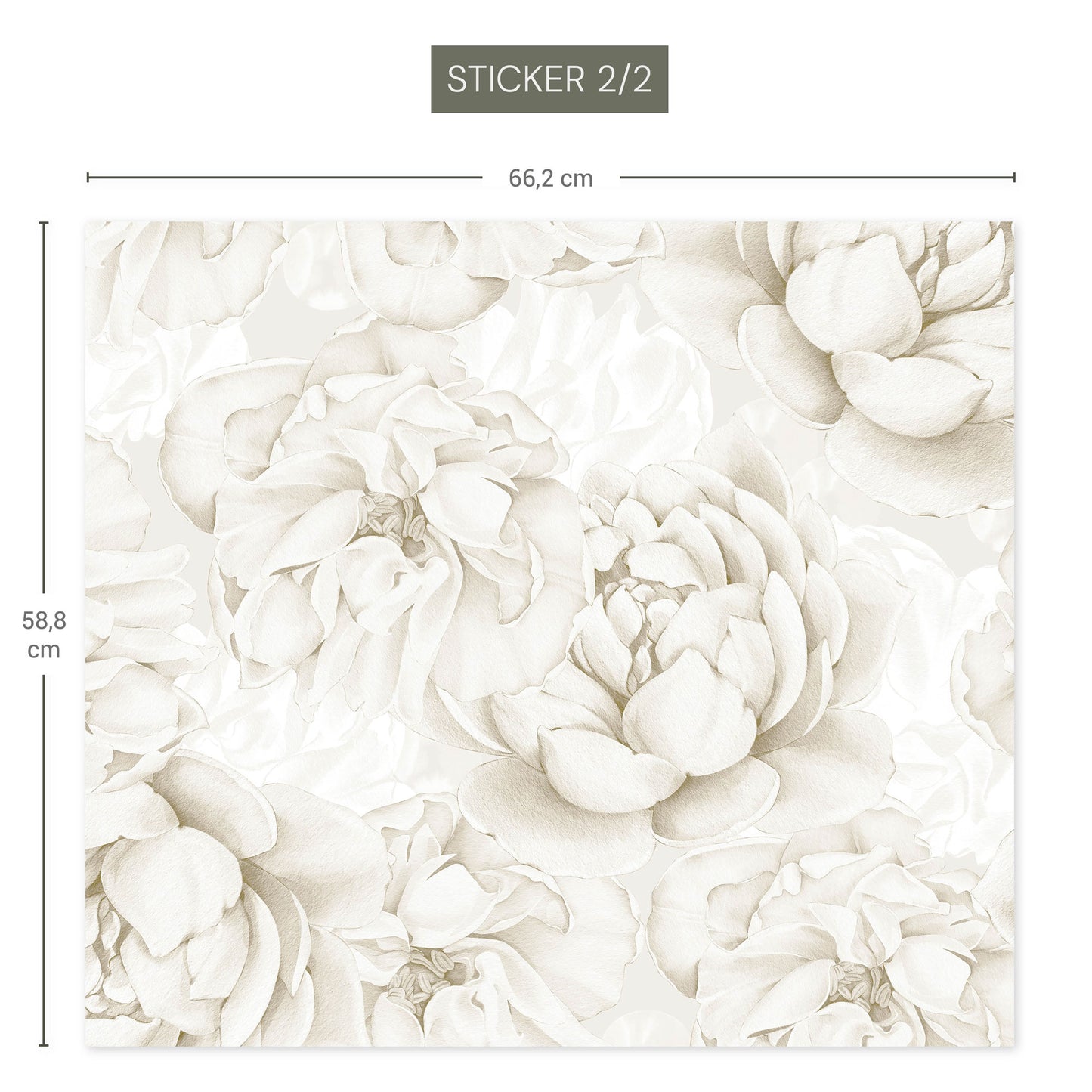 IKEA Smågöra Möbelfolien Blush Flowers