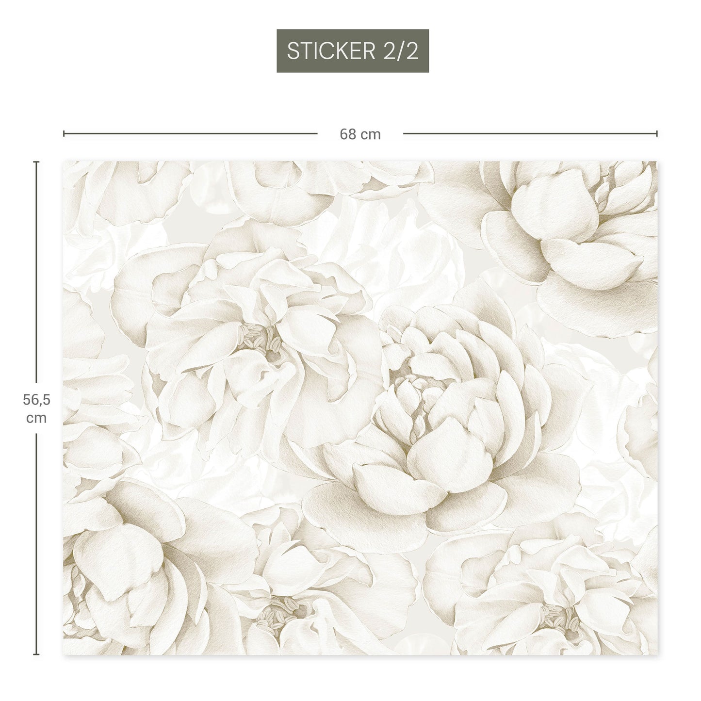 IKEA Sundvik Möbelfolien Blush Flowers