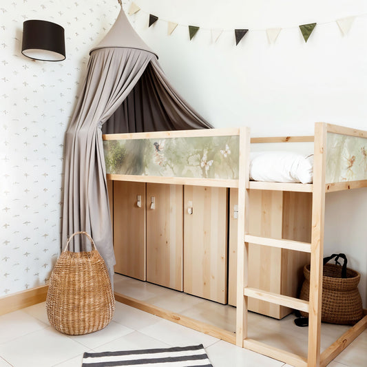 Bettaufkleber Set für IKEA Kura - Feenwald