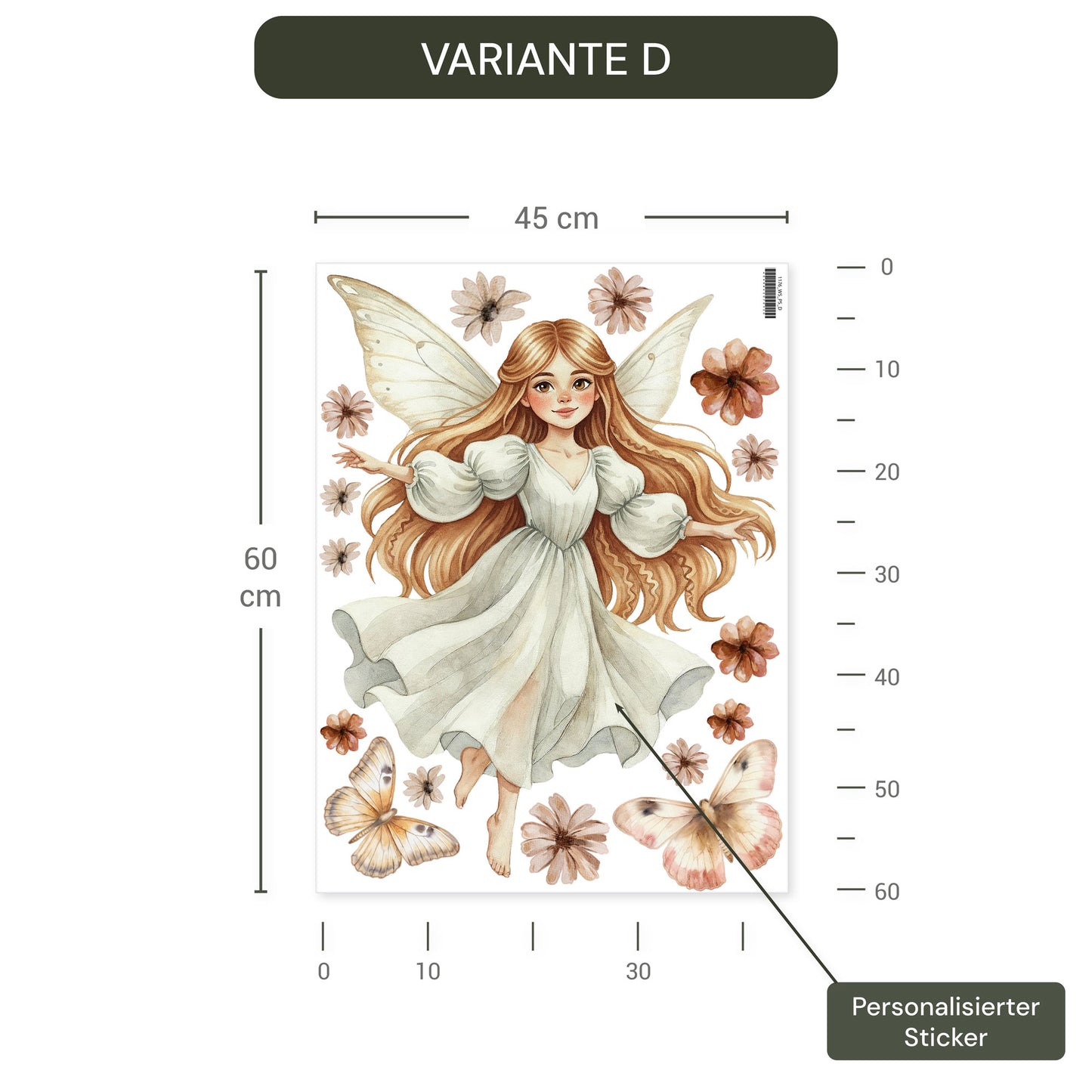 Personalisierte Wandsticker Feenwald