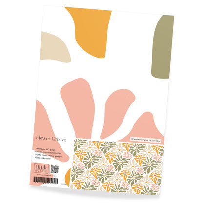 Muster Designtapete Flower Groove
