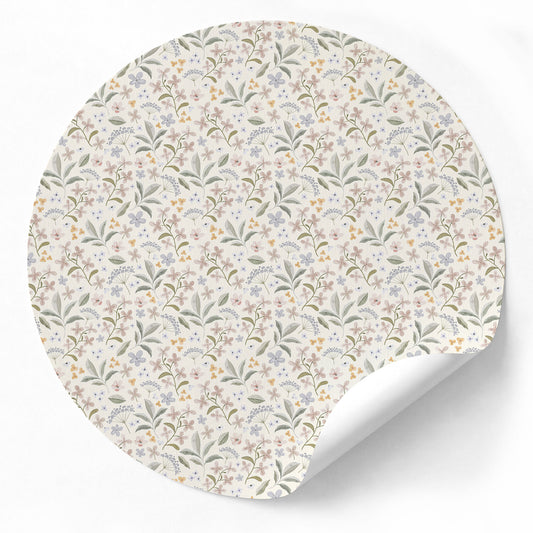 Tapetenkreis Zarte Blütenwelt