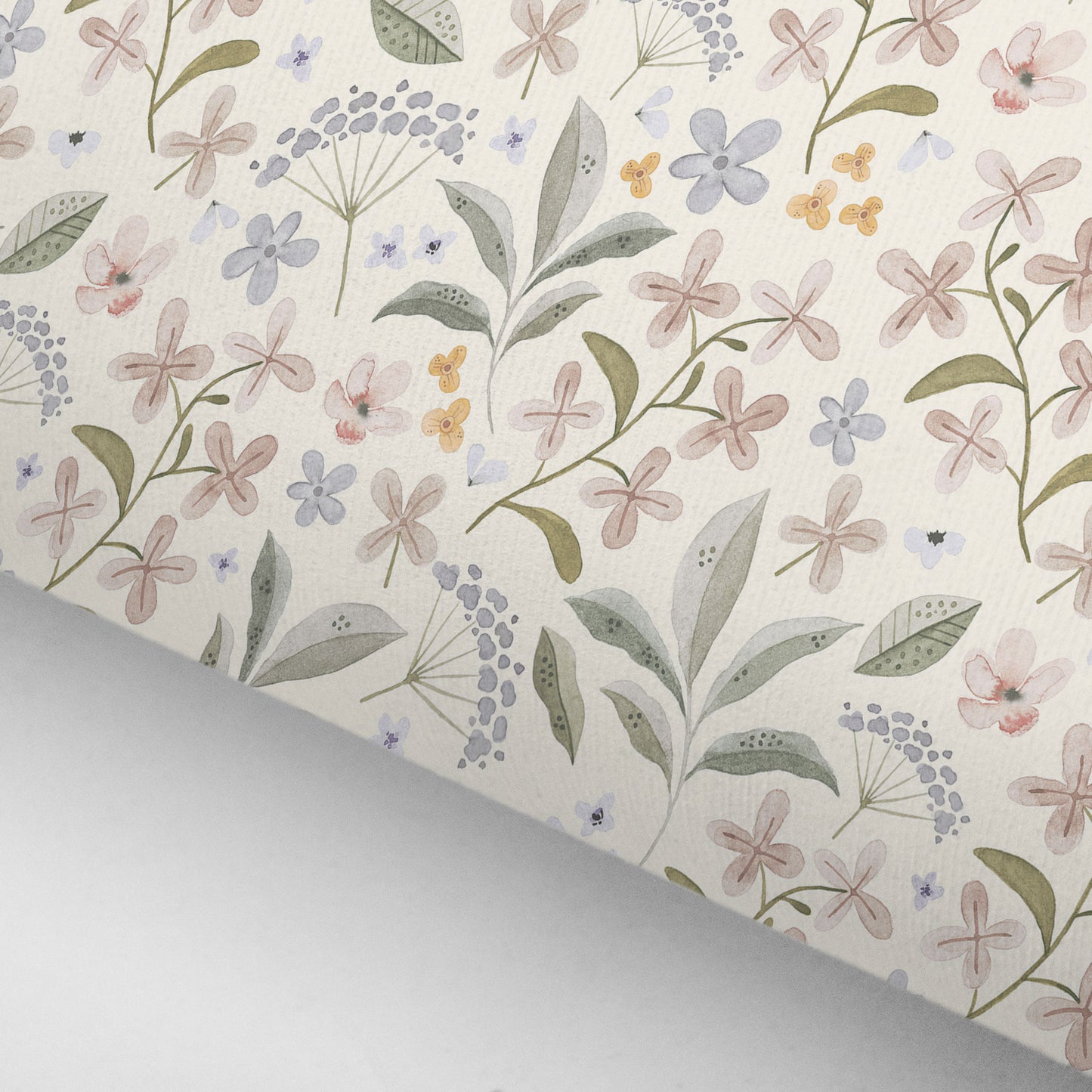 Tapetenkreis Zarte Blütenwelt