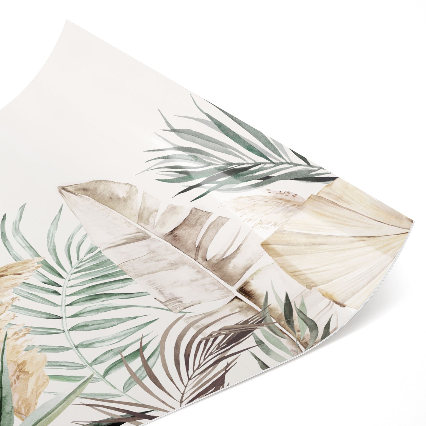 Feuille de cuisine Boho grasses