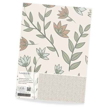 Papier peint photo motif idylle champêtre