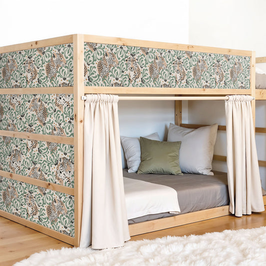 Bettaufkleber Set für IKEA Kura - Boho Dschungel