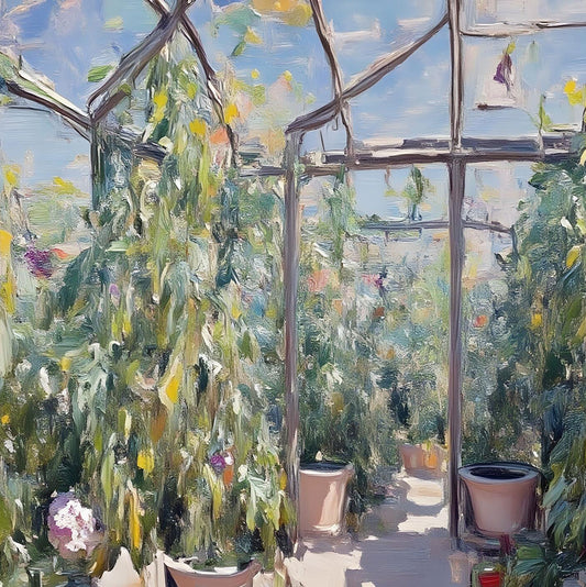 Designtapete Greenhouse Garden