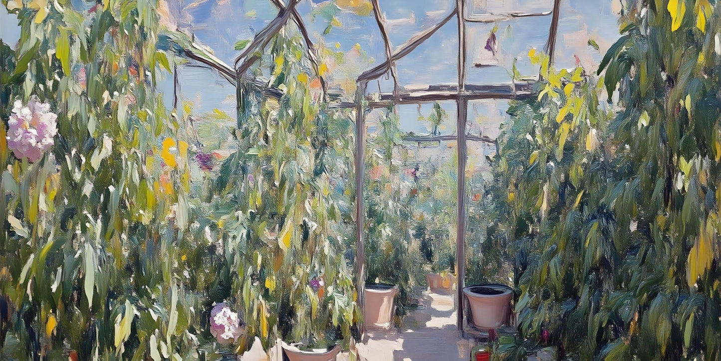 Designtapete Greenhouse Garden