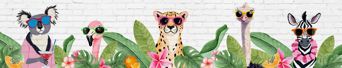 Küchenfolie Summer Jungle