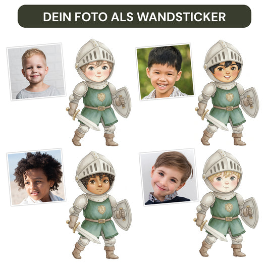 Personalisierte Wandsticker Drachenwald