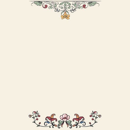 Designtapete Jugensstil Ornament