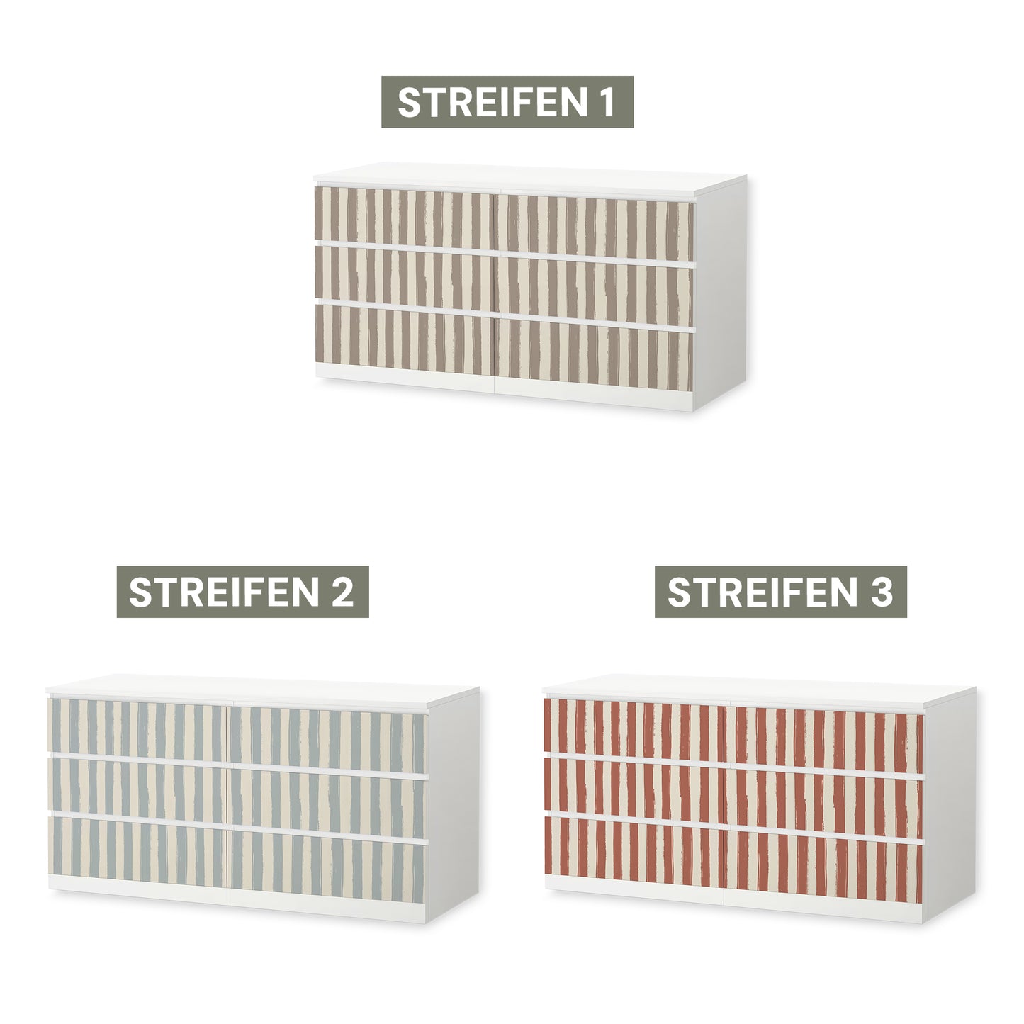 IKEA Malm Möbelfolie "Traumzirkus" - Morgenmanege (Karos)