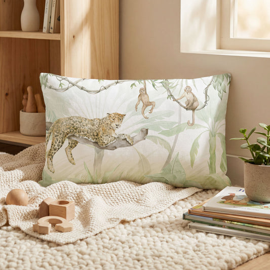 Safari Watercolor Cushion Cover