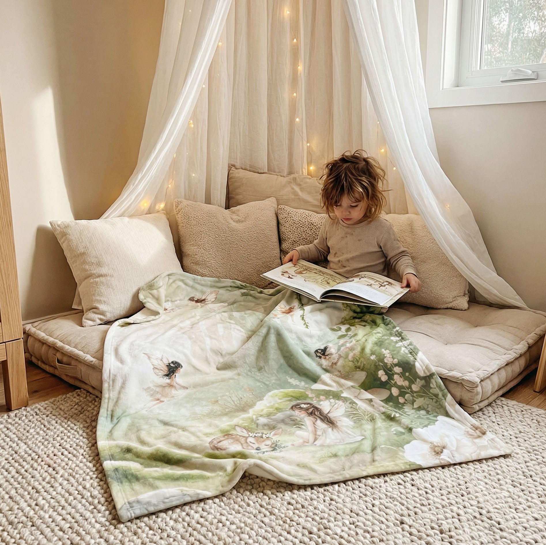 Kuscheldecke Feenwald – Unik Nordic