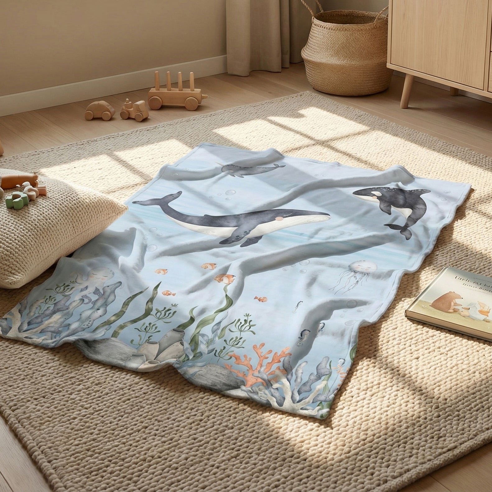 Kuscheldecke Meeresboden – Unik Nordic