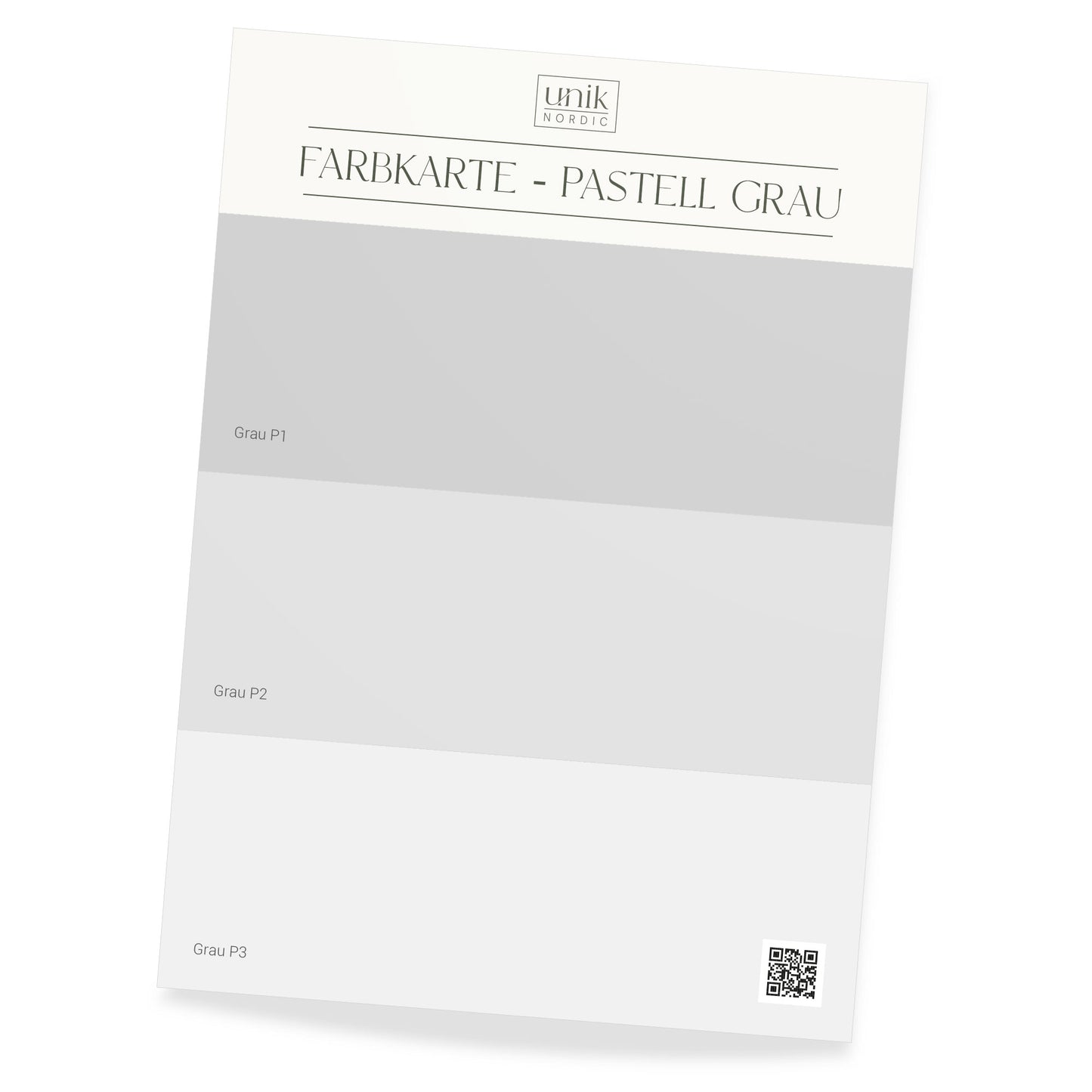 Farbkarte Pastell Grau