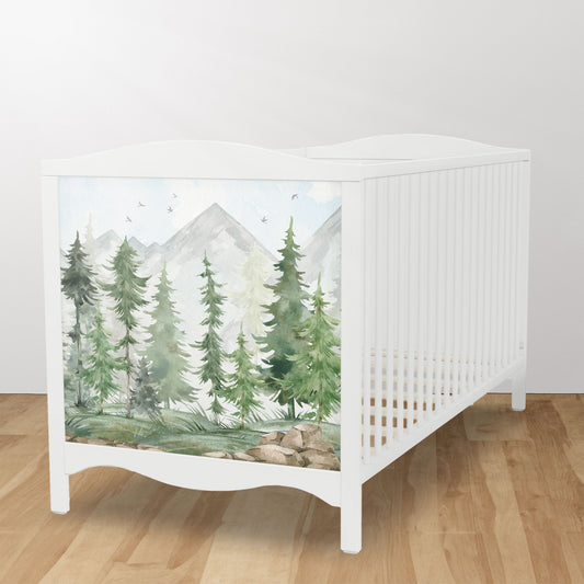 IKEA Smågöra Möbelfolien Tannenwald Aquarell