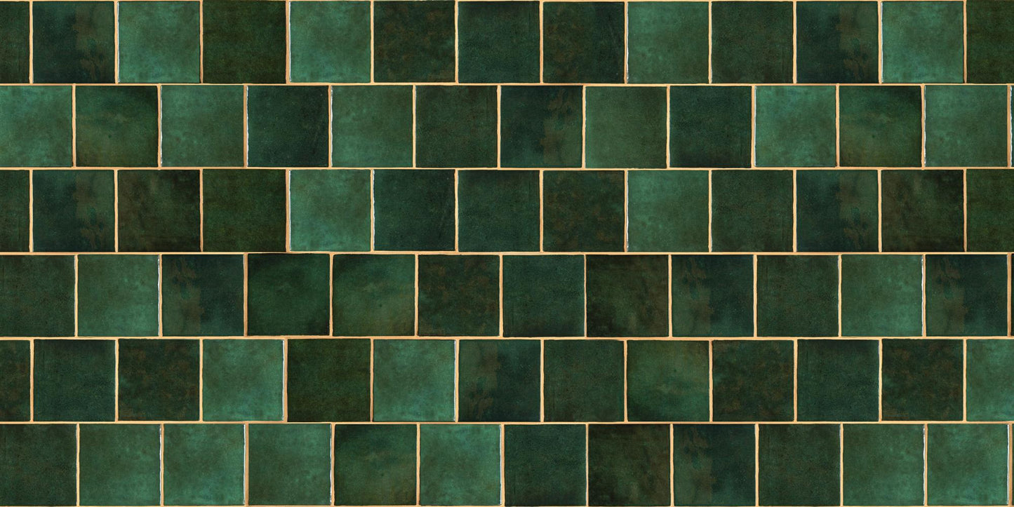 Feuille de cuisine vintage verte