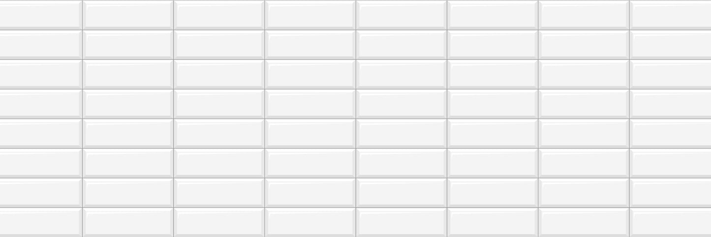 Kitchen backsplash foil metro tiles