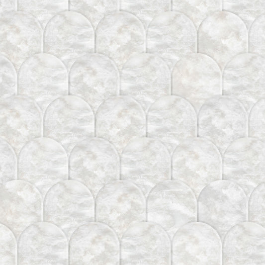 Küchenfolie Seashell Tiles