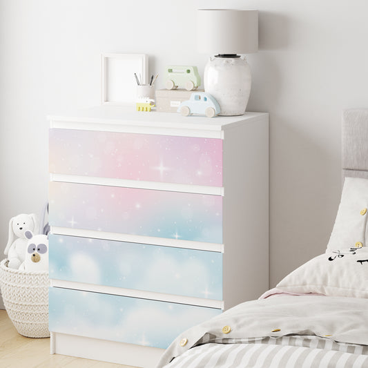 IKEA Malm Möbelfolie Pastell Himmel