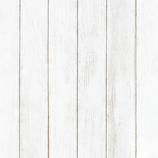 Maßangefertigte Vliestapete mit weißer Holzvertäfelung, glatt und vertikal, moderner Essbereich.