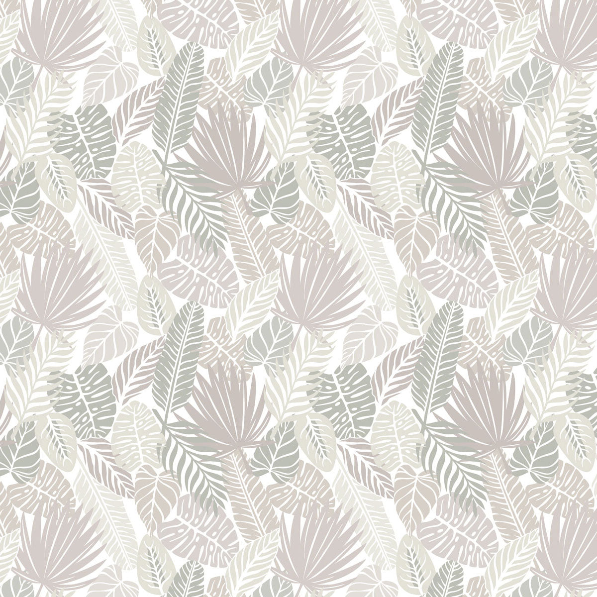 Kindertapete Blät­termus­ter