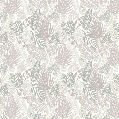 Papier peint pour enfants à motif de feuilles