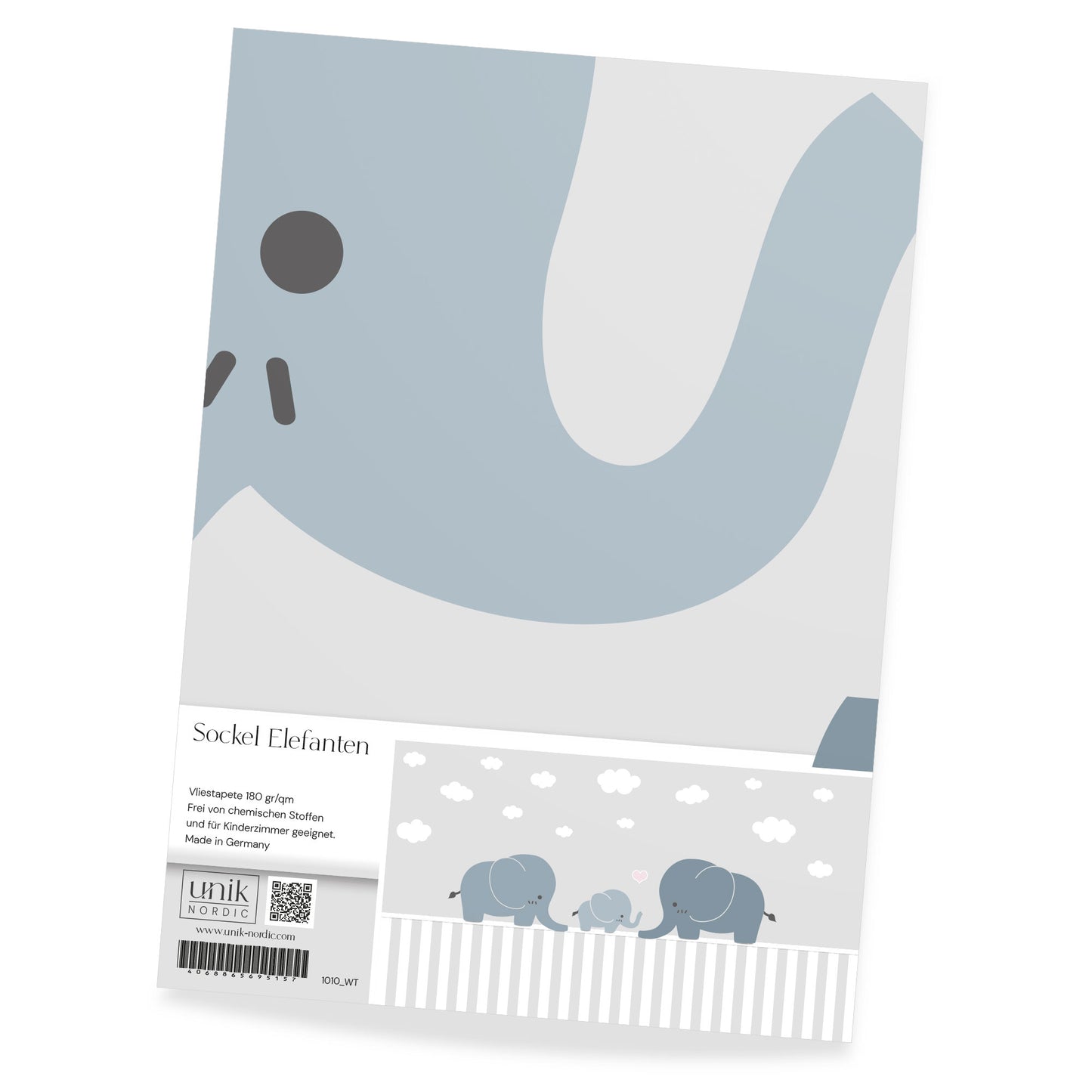 Motif de base de papier peint pour enfants éléphants