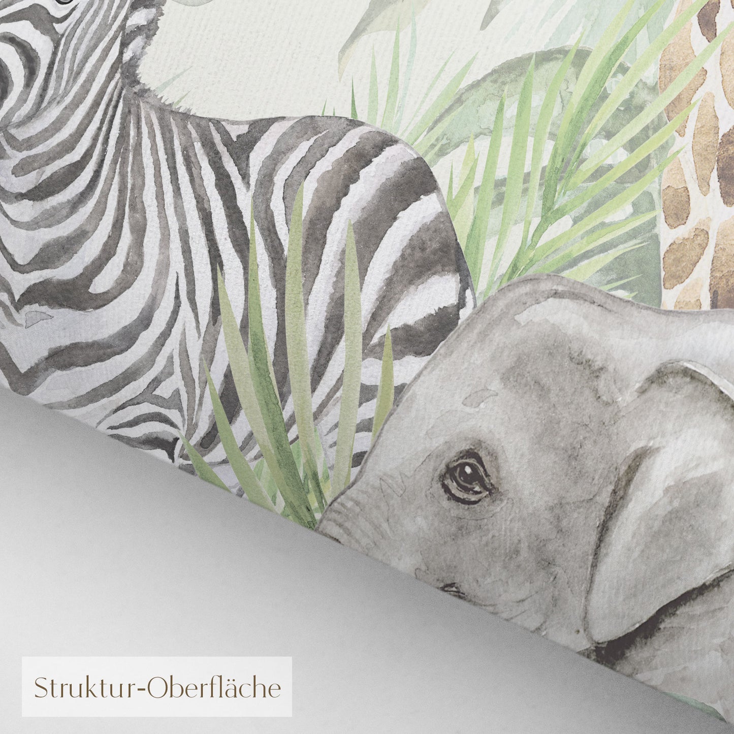 Tapetenkreis Dschungeltiere