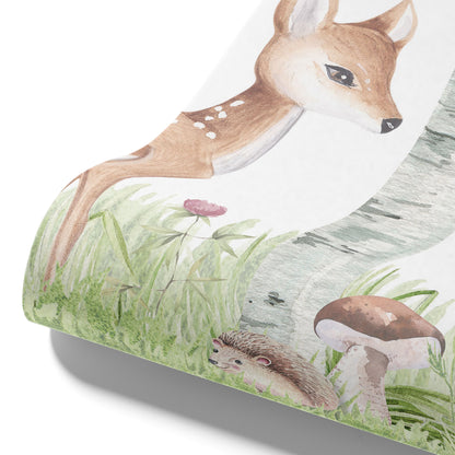 Children's Wallpaper Forest Animals Landscape