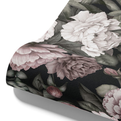 Fototapete Pfingst­rosen Muster - rosa