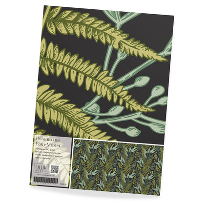 Sample Photo Wallpaper Botanical Fern Pattern