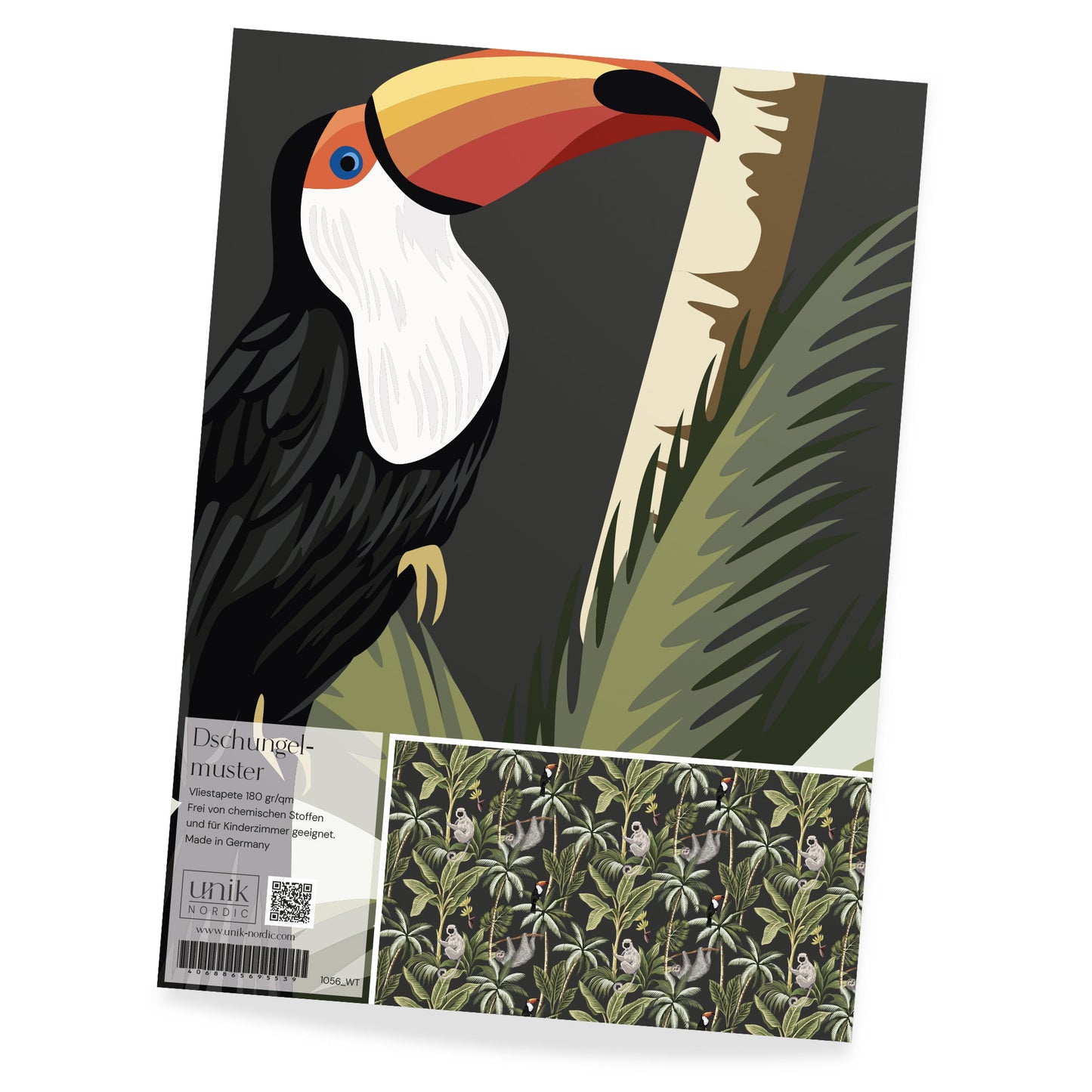 Papier peint photo à motifs motif jungle