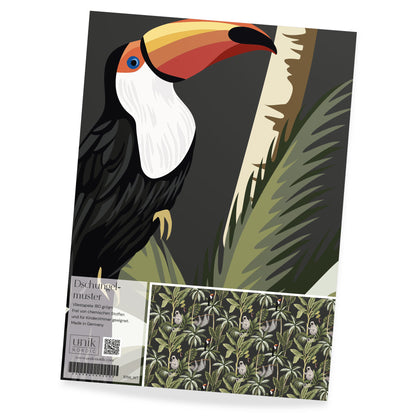 Muster Foto­tapete Dschun­gel­muster