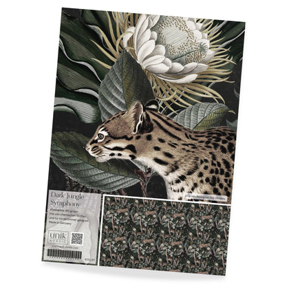 Muster Foto­tapete Dark­ Jungle­ Symphony