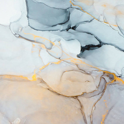Foto­tapete Malerei Aquarell grau­-blau