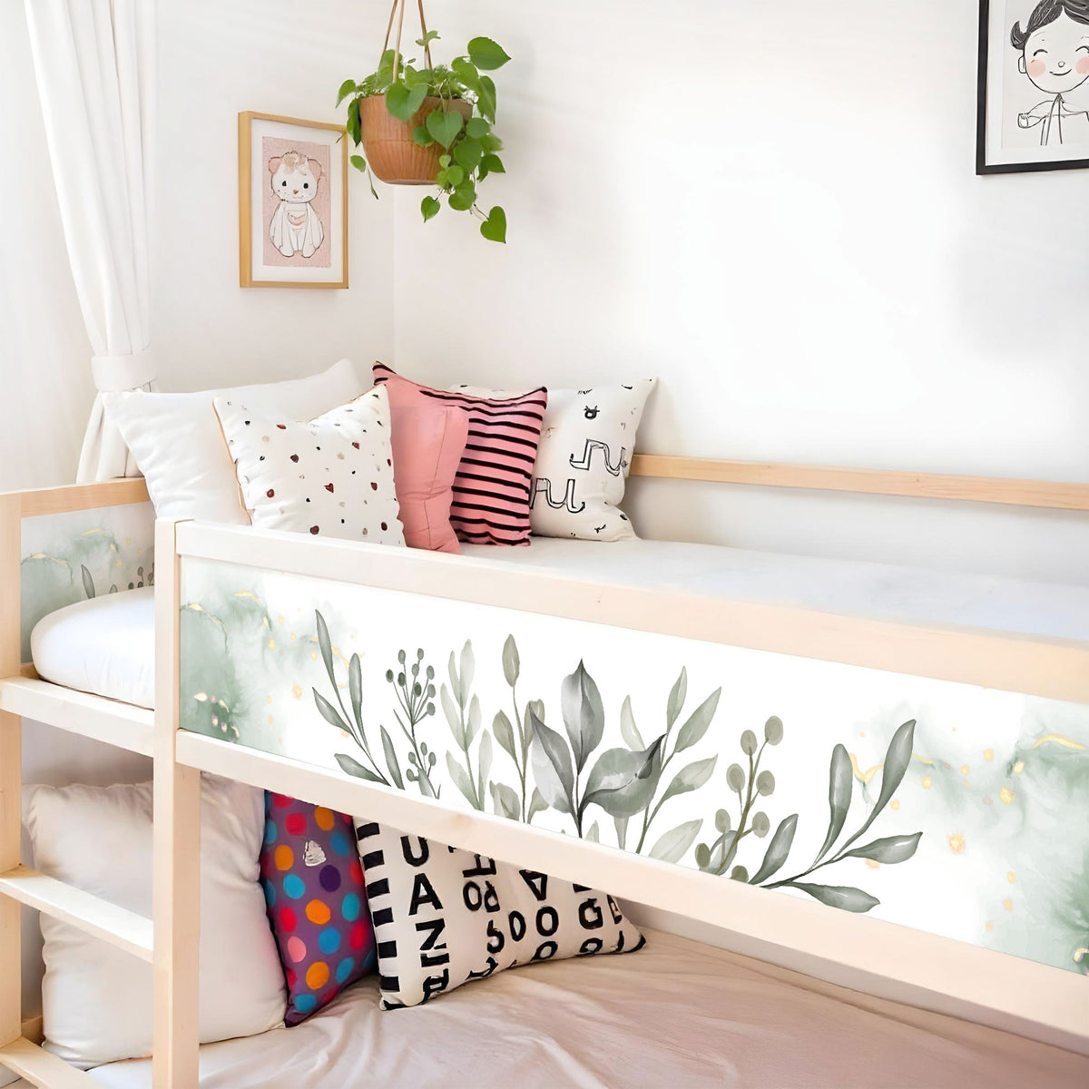 IKEA Kura Bettaufkleber Set