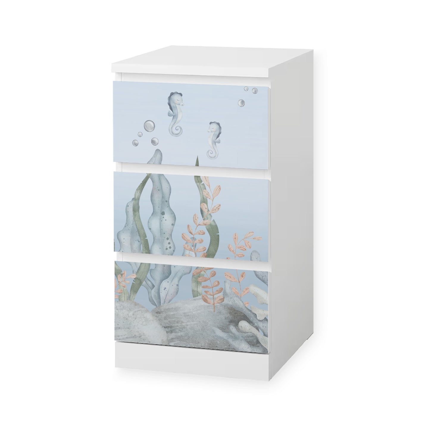 IKEA Malm Möbelfolie Meeresboden