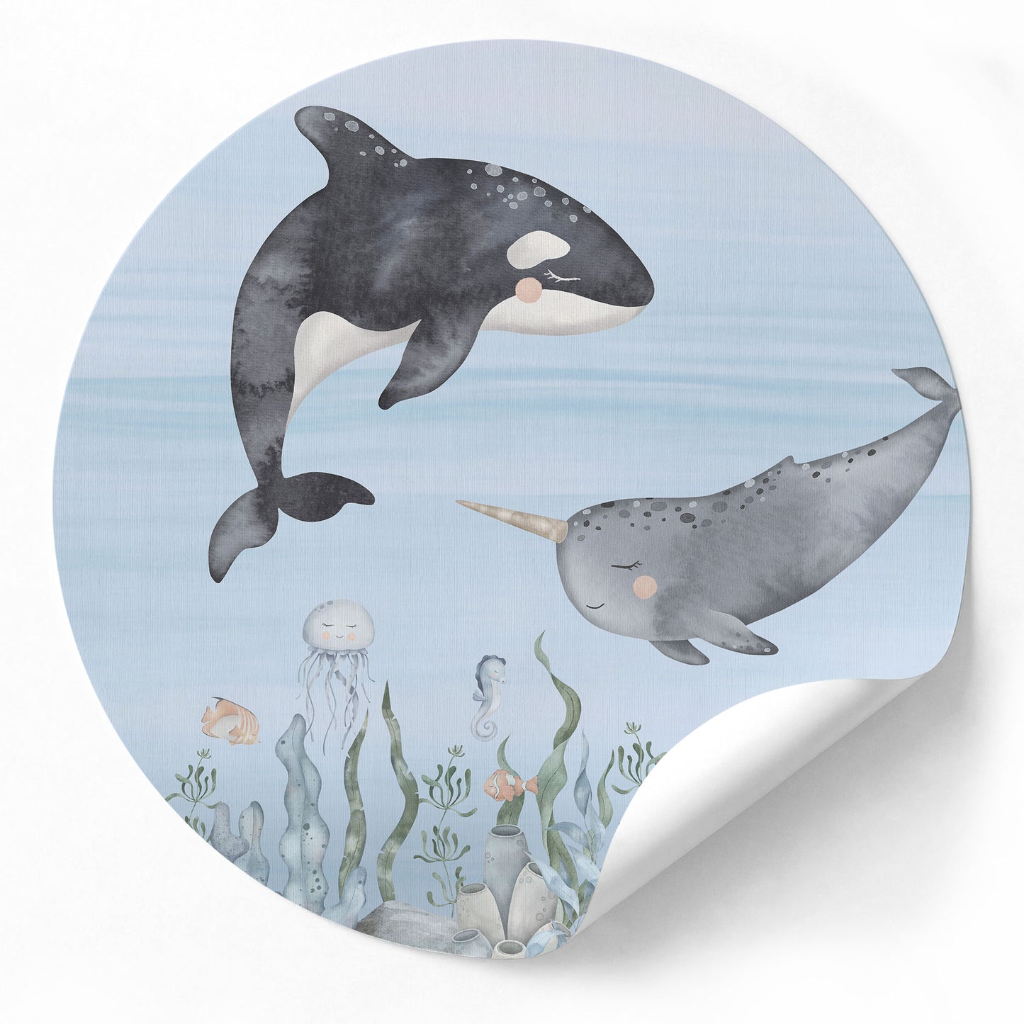 Tapetenkreis Meeresboden