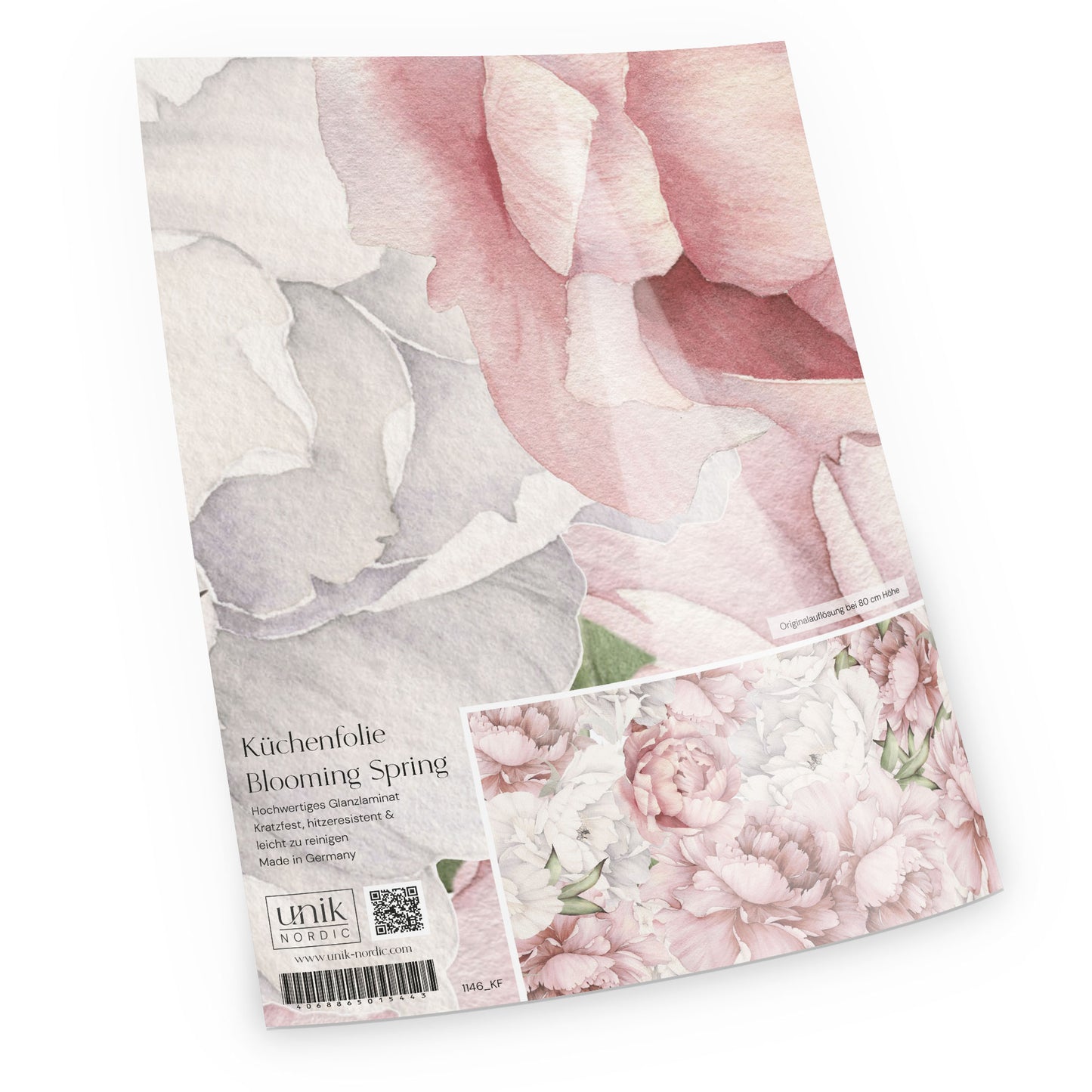 Échantillon de papier aluminium Blooming Spring