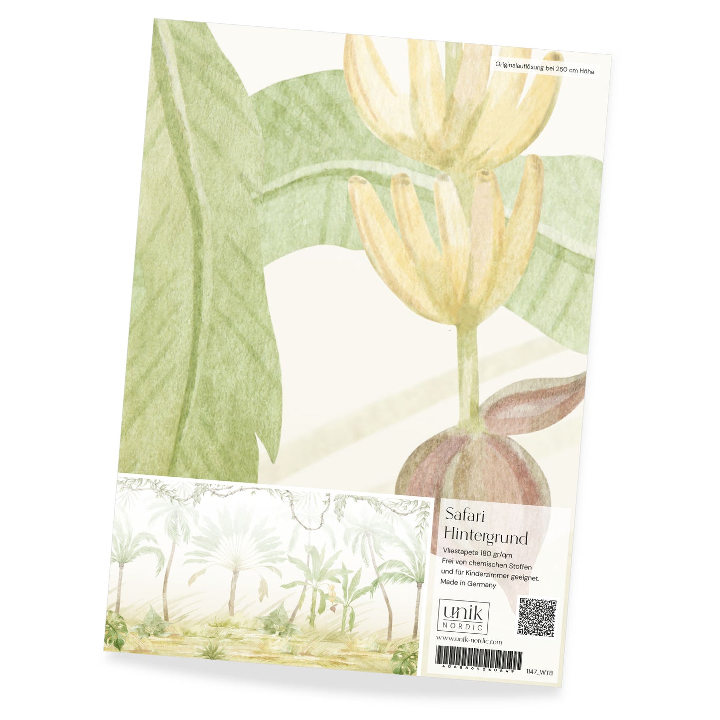 Muster Kindertapete Safari Hintergrund