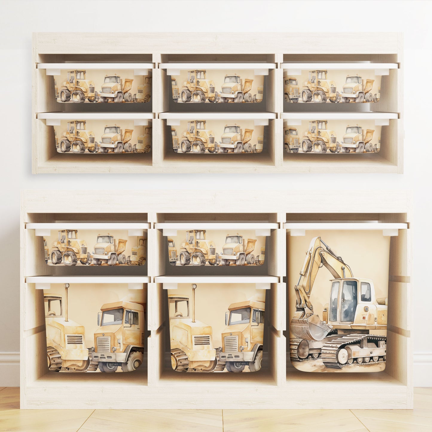 Möbelfolie für IKEA Trofast - Baustelle