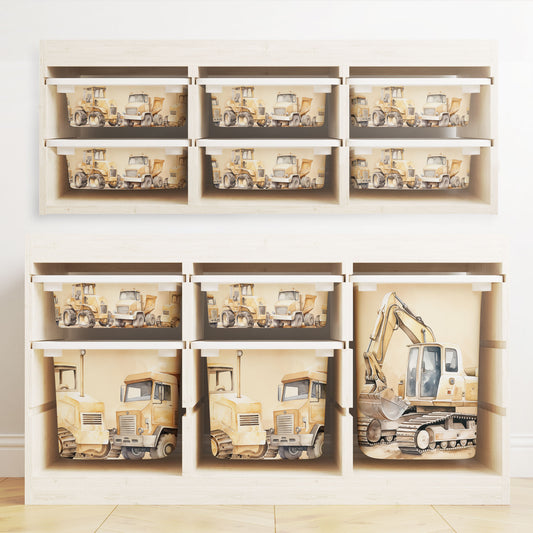 Möbelfolie für IKEA Trofast - Baustelle